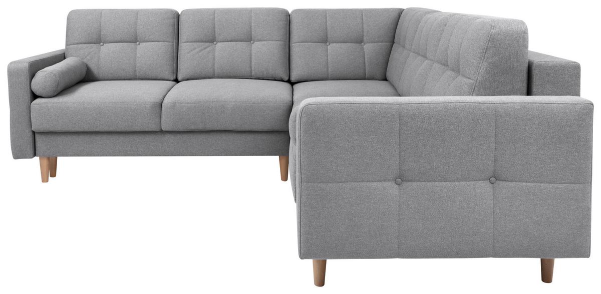 Coltar NORET - gri închis, Konventionell, textil (242/242cm) - Modern Living