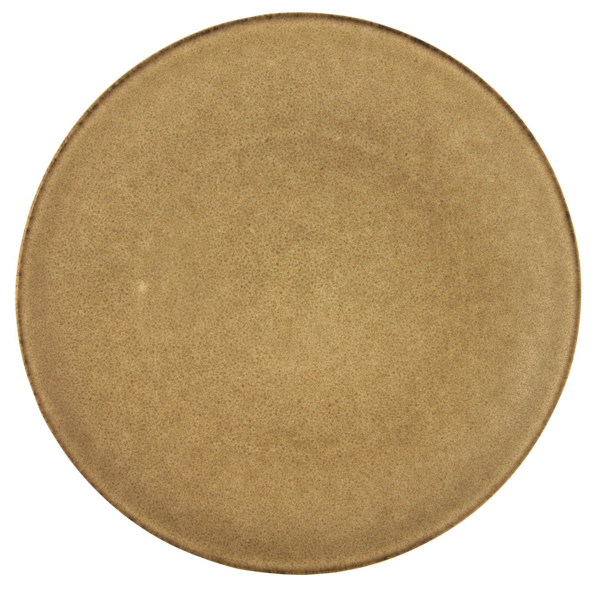 Speiseteller Sahara in Sandfarben - Sandfarben/Sahara, LIFESTYLE, Keramik (26,5/26,5/2,5cm) - Zandiara