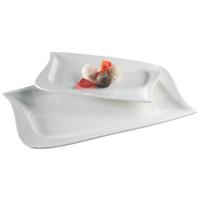 SERVIERPLATTEN-SET La Musica 2-tlg. Weiß - Weiß, Basics, Keramik (38,5/23,9/7cm) - Mäser