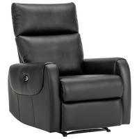 Relax-fotel ANCONA 2 - Fekete, modern, Fa/Textil (78/100/93cm) - Modern Living