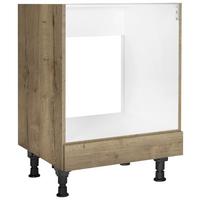 Herdumbauschrank Structura Eiche dunkel - Eiche dunkel, MODERN, Holzwerkstoff (60/87/56cm) - Nobilia