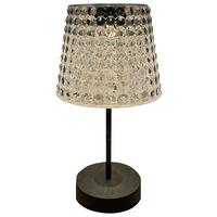 LAMPA SOLARNA SUNCE - czarny/przezroczysty, Trend, tworzywo sztuczne (12,5/24cm) - Ambia Garden