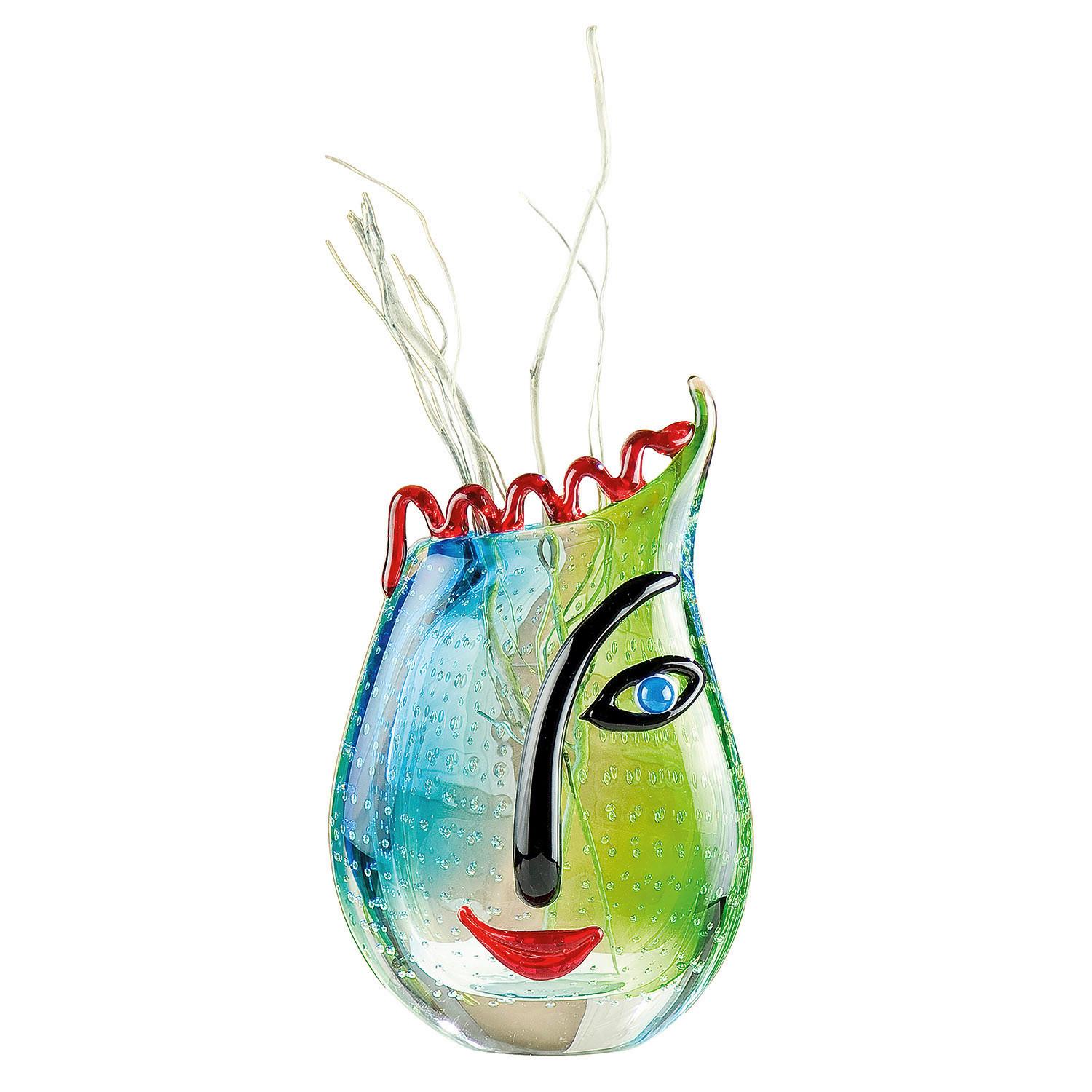 Vase Multicolor - Multicolor, Basics, Glas (17/28/9cm)