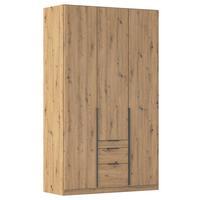 Ormar S Klasičnim Vratima Alabama - siva/tamno siva, Moderno, drvni materijal/metal (136/229/54cm) - Modern Living