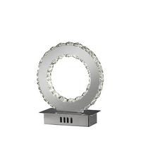 Led Asztali Lámpa 4809/l - krómszínű, Design, fém (20/15/22cm)