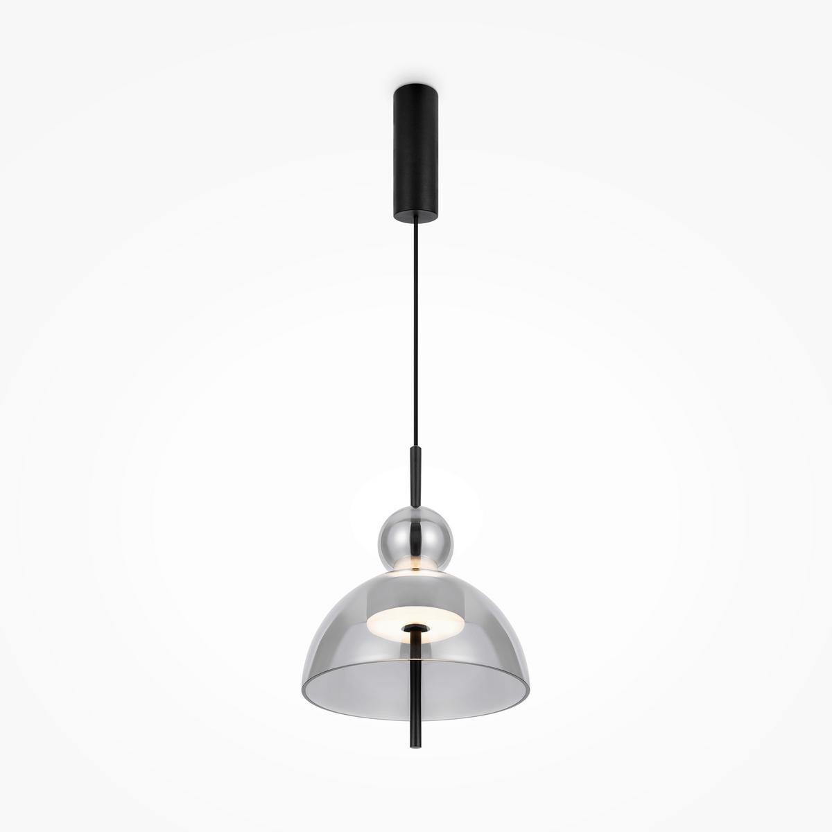 Pendelleuchte Mod185pl-L6b3k4 - Schwarz, Design, Metall (25/349.5cm) - MAYTONI