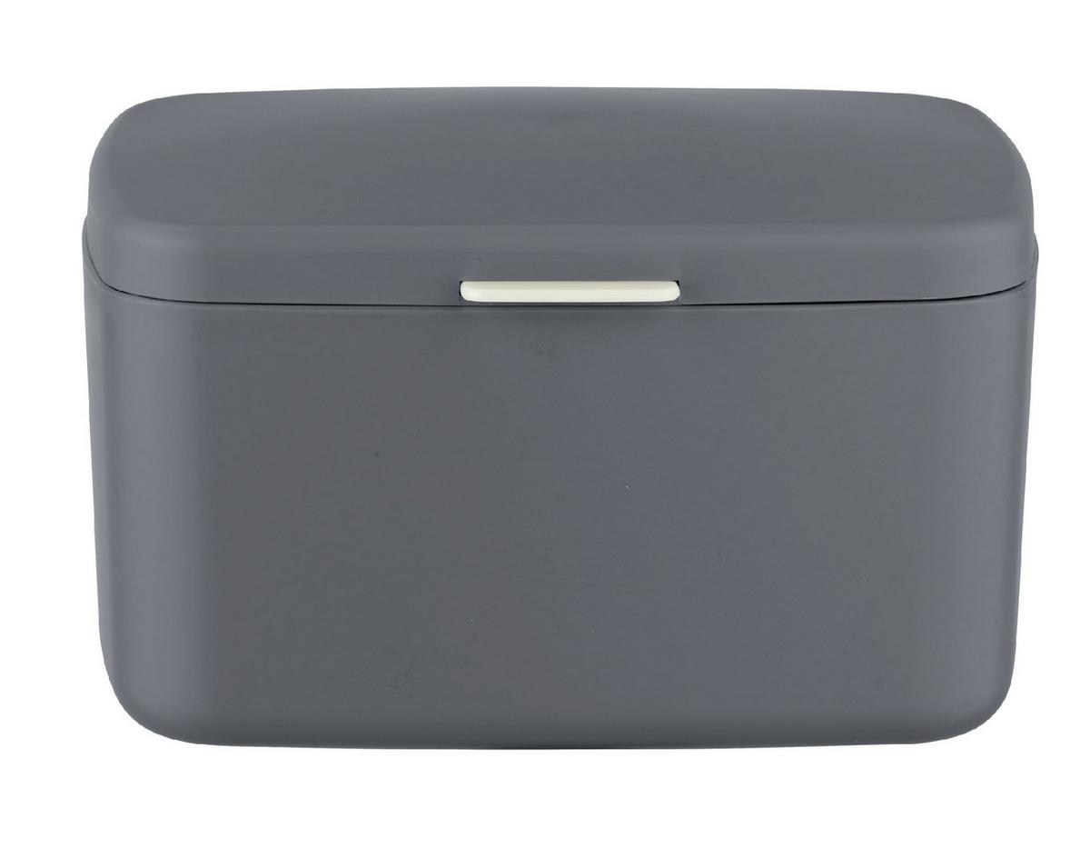 Cutie depozitare Barcelona - antracit, Modern, plastic (19,5/11/16cm) - Wenko