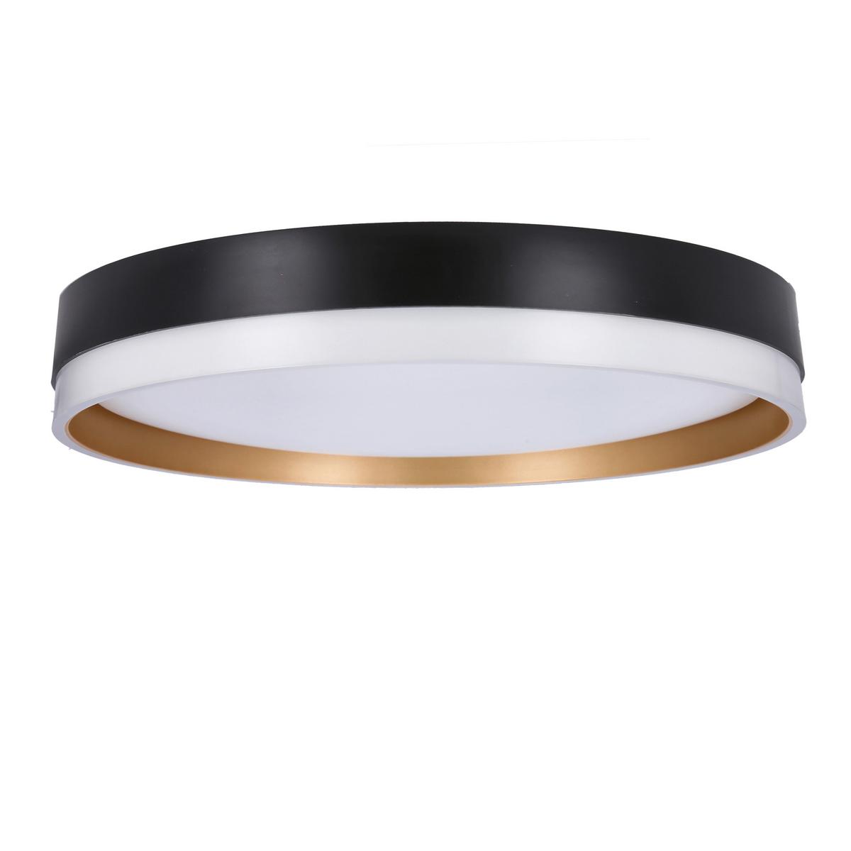 Led Stropna Svjetiljka Florida - bijela/zlatne boje, Konvencionalno, metal/plastika (38/38/7.5cm)
