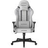 GAMINGSTOL PRINCE - vit/grå, Modern, textil/plast (67/126/67cm) - Dxracer