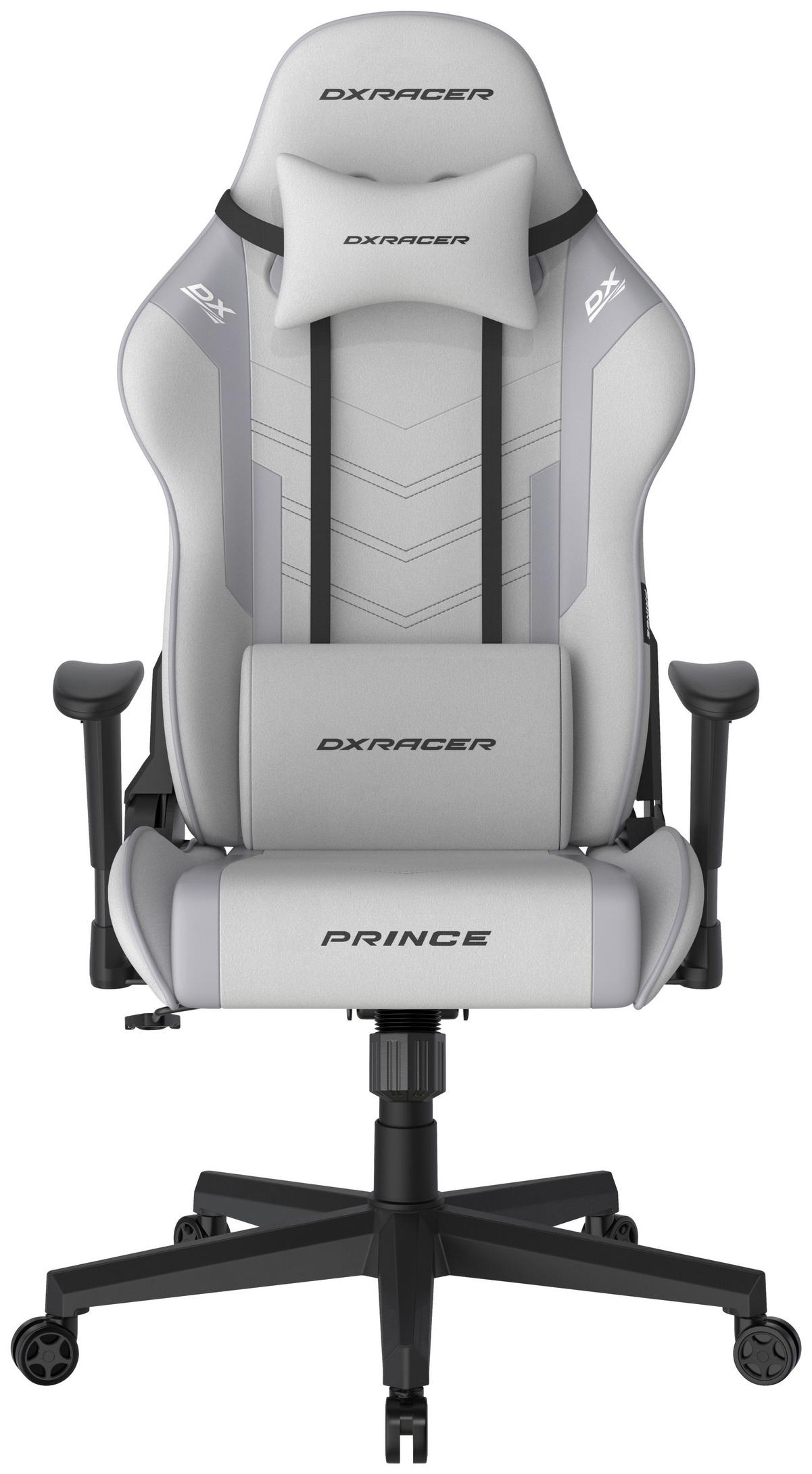 Drehstuhl Prince Grau/Weiß - Schwarz/Weiß, MODERN, Kunststoff/Textil (67/126/67cm) - Dxracer