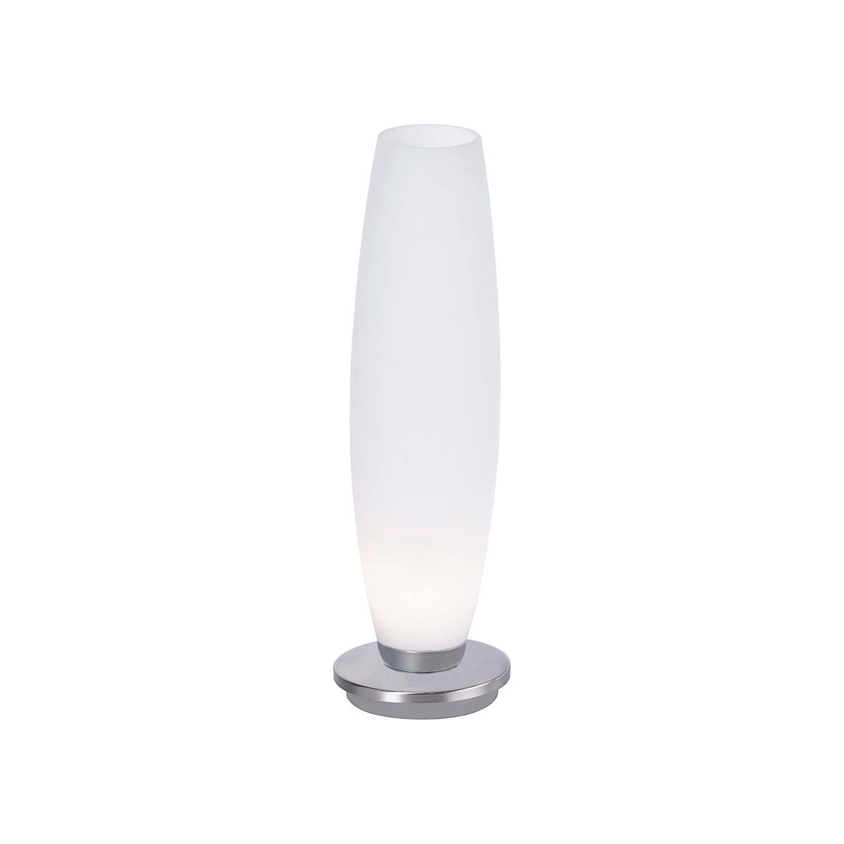 LED-Tischleuchte 4027-55 max. 1xG9,3 Watt - Weiß/Nickelfarben, KONVENTIONELL, Glas/Metall (11/11/34cm) - Paul Neuhaus