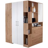 Ormar Kutni Box - bijela/hrast Artisan, Moderno, drvni materijal (150/205/120cm) - Modern Living