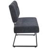 SITTBÄNK LUISE 2 -BASED- - svart, Modern, metall/textil (140/90/64cm) - Mömax
