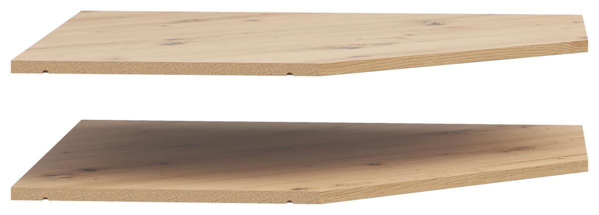 Eckboden Multistauraum Eiche Artisan - Eiche Artisan, Modern, Holzwerkstoff (96/1,5/74cm) - Premium Living