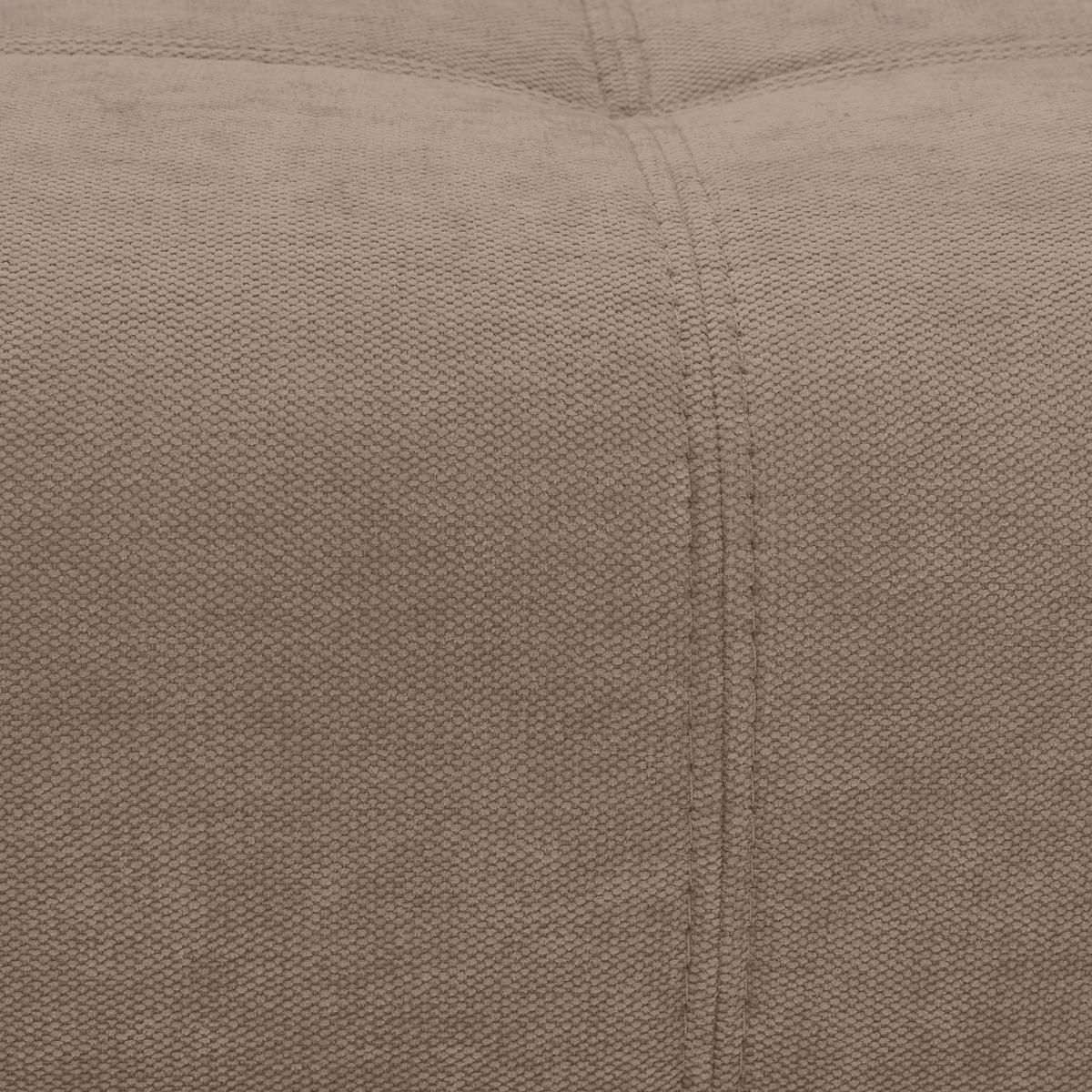 Mega Sofa Toledo - tamno smeđa/taupe, Konvencionalno, tekstil/plastika (250/100/90cm) - Best Price