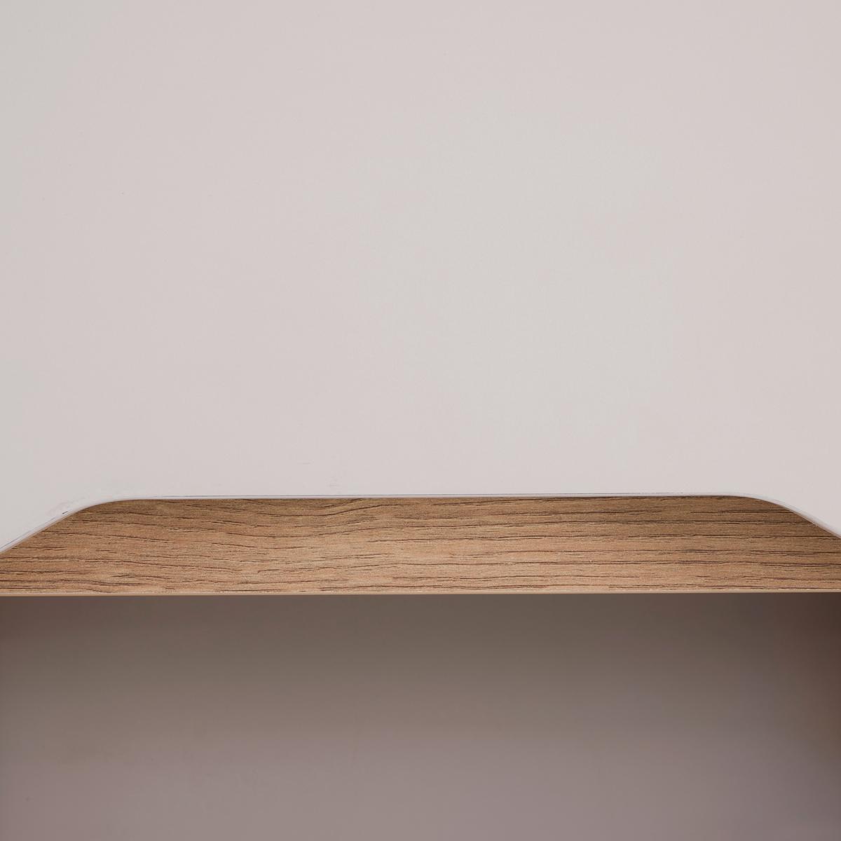 Hochschrank Mallorca Kaschmir/Eiche - Kaschmir/Schwarz, MODERN, Holzwerkstoff (40/190/30cm) - Based