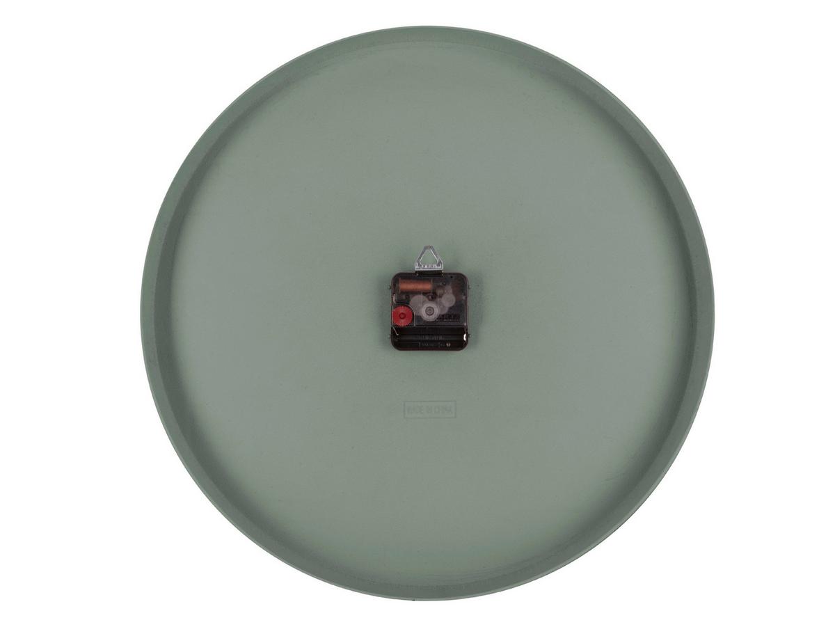 ZEGAR ŚCIENNY KA5311GR - zielony, Basics, tworzywo sztuczne (42/42/5cm) - Karlsson
