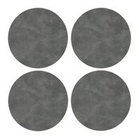 Set Podstavkov Levi - antracit, Moderno, umetna masa (10cm) - Gourmesto