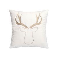Díszpárna Monte 45/45 - taupe/fehér, textil (45/45cm) - Mömax