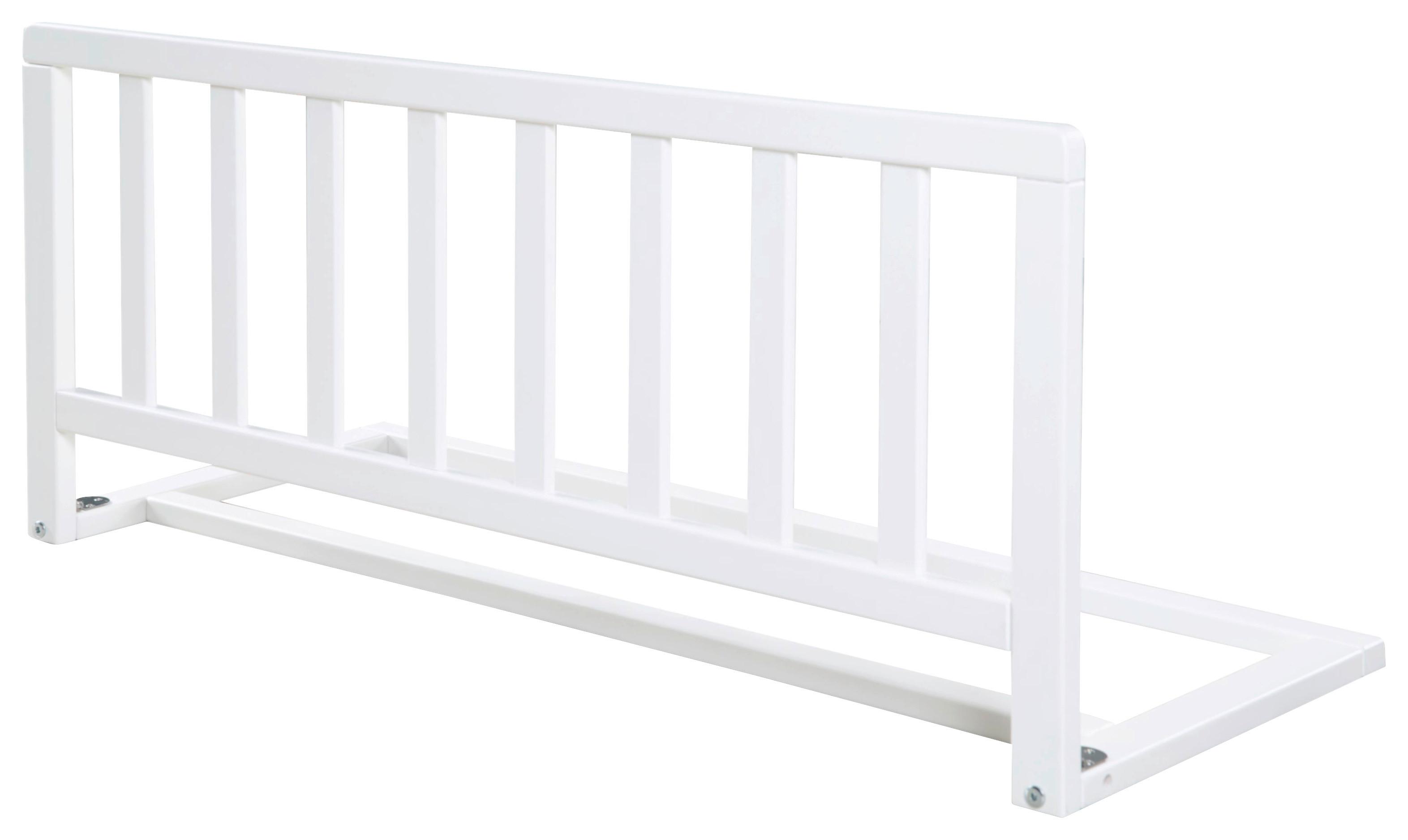 Bettschutzgitter Luna Weiß - KONVENTIONELL, Holz/Holzwerkstoff (87.5/38/38cm) - Roba