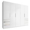 Ormar S Klasičnim Vratima Level 36a - bijela/boje kroma, Moderno, drvni materijal/metal (250/216/58cm) - Modern Living