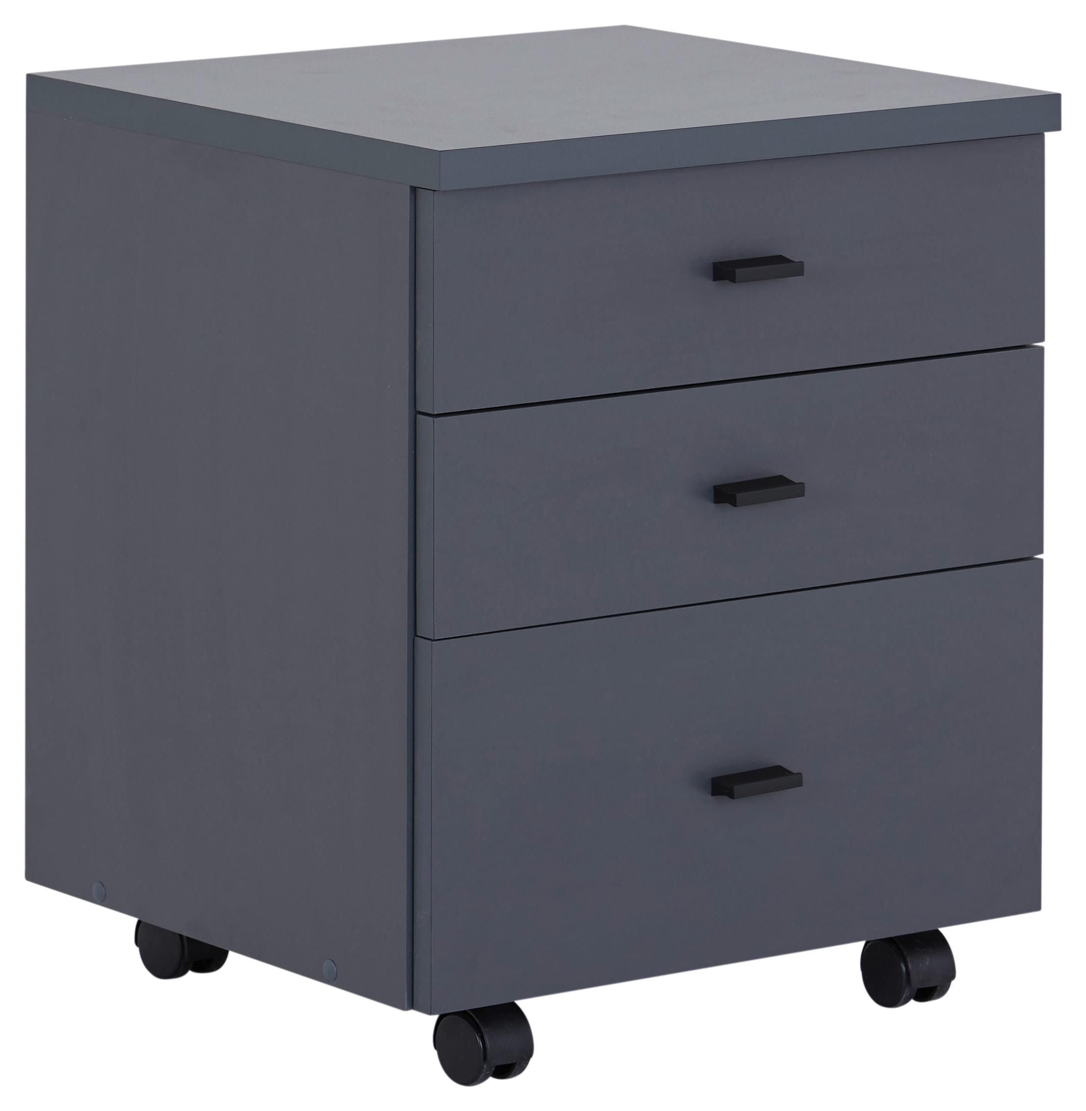 Predalnik Na Kolescih 4-You, Antracit - antracit, Moderno, umetna masa/leseni material (43/53/40cm) - Mömax