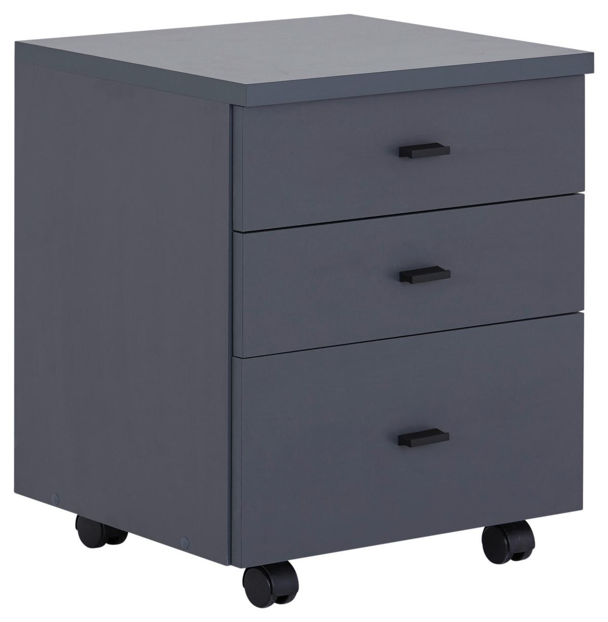 Predalnik Na Kolescih 4-You, Antracit - antracit, Moderno, umetna masa/leseni material (43/53/40cm) - Mömax