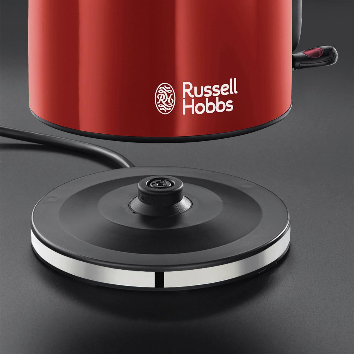 Vízforraló Russell Hobbs Colours Plus+ - piros, Modern, műanyag - Russell Hobbs