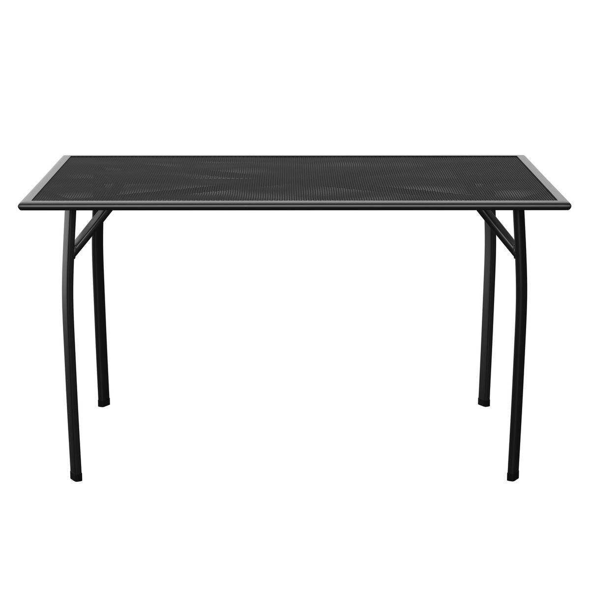 Masă Bratislava 1 - gri închis, Modern, metal (140/74/90cm) - Mömax