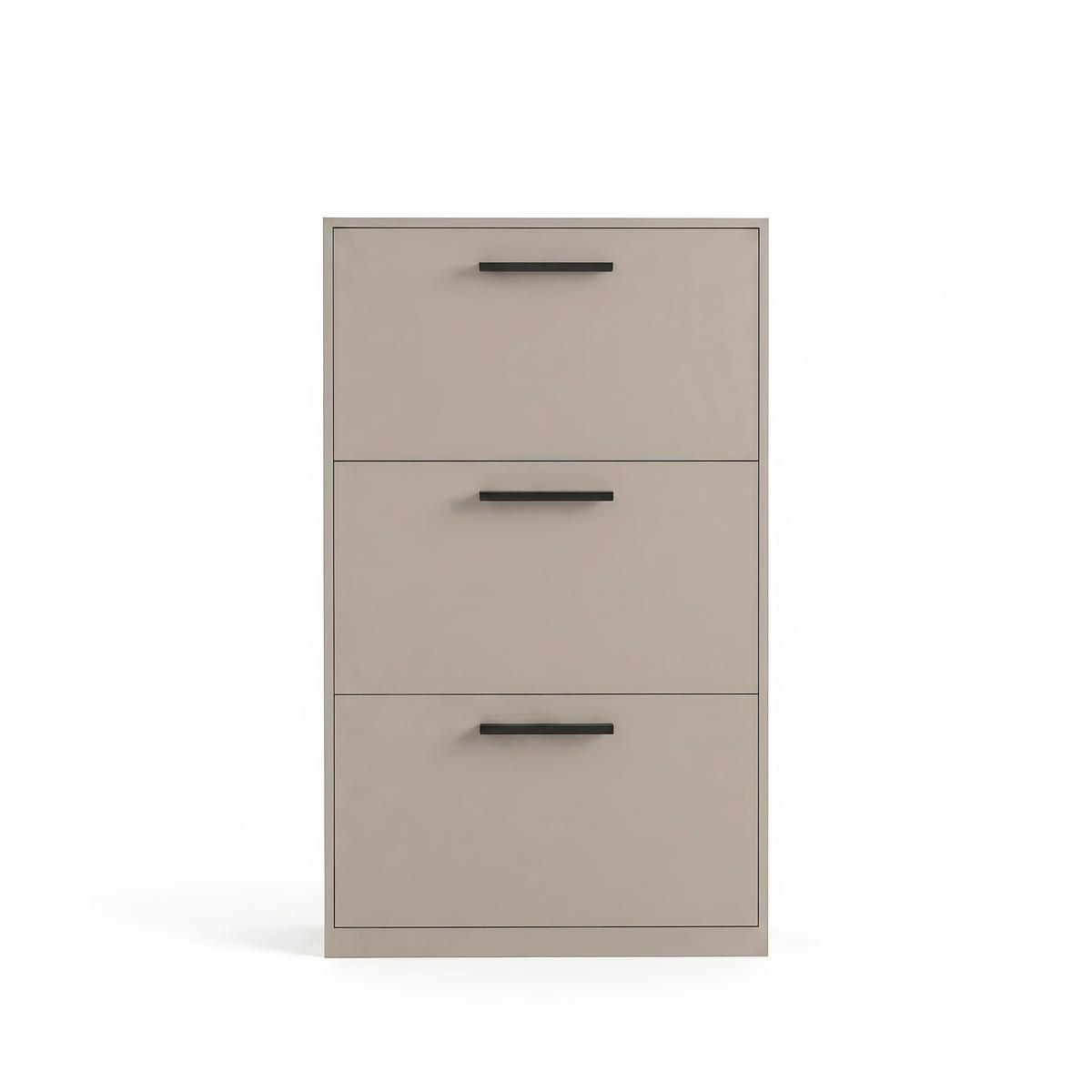 Dulap pentru pantofi LEON 3 - cașmir, Basics, material pe bază de lemn (64/119,7/19cm) - Modern Living
