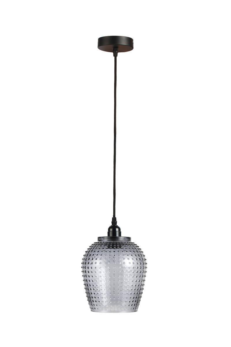 Hängeleuchte Hängelampe Riva - Grau, Trend, Glas (18/27/18cm) - Kayoom