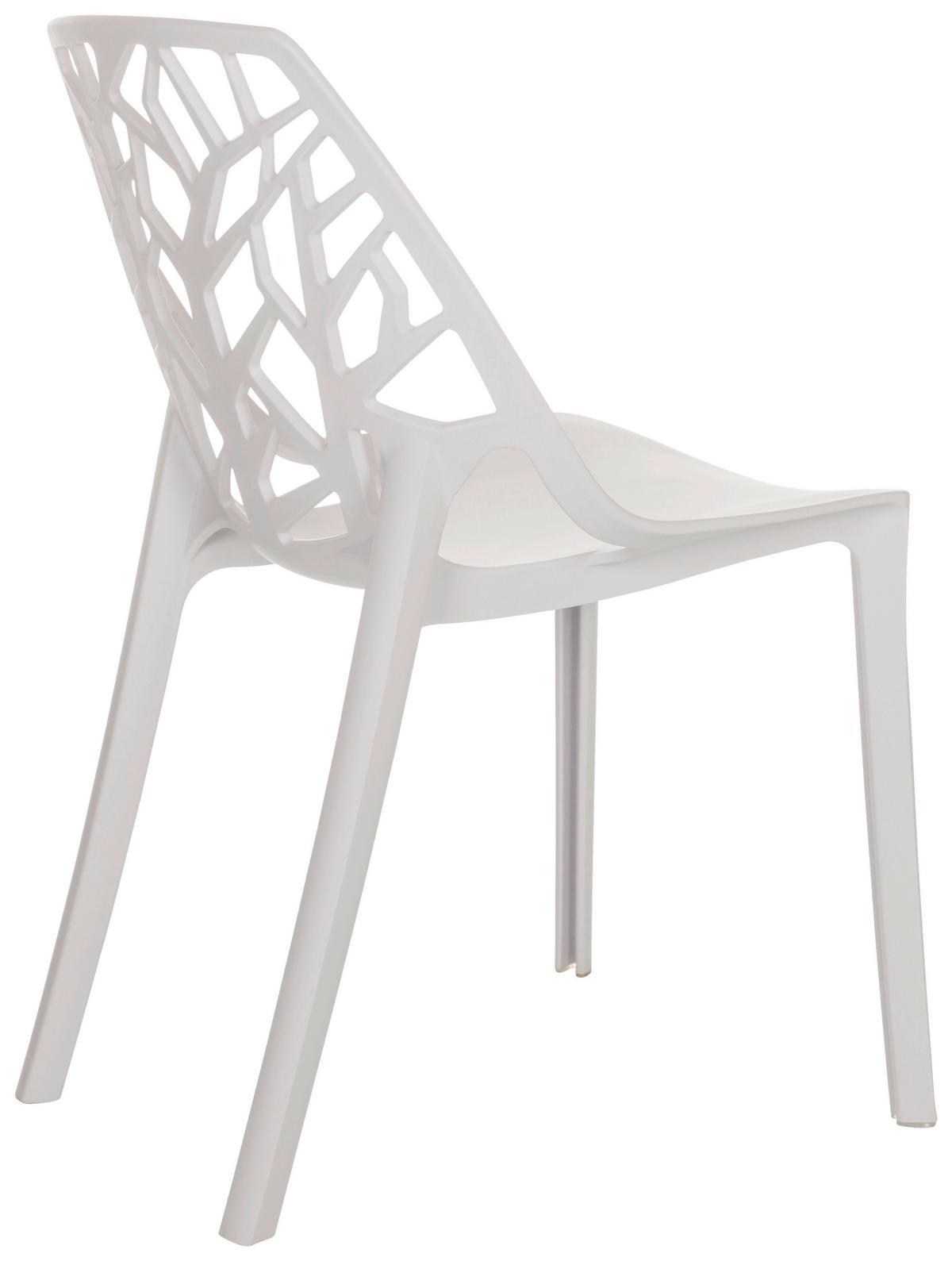 Stol Artifo Tri, Bela - bela, Basics, umetna masa (47/80/56cm) - MID.YOU