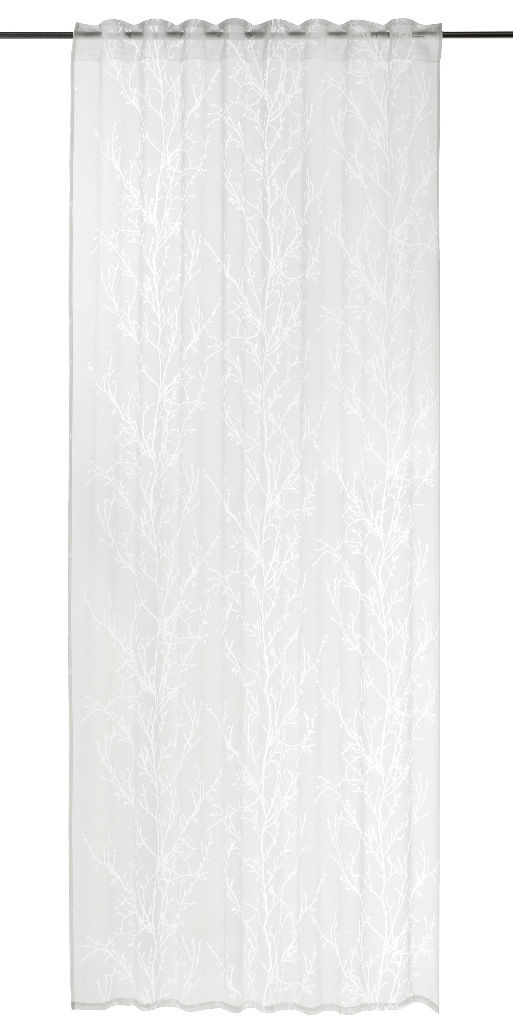 ZASŁONA GOTOWA FD INVERNO 001 2 SZTUKI - biały, Basics, tkanina (140/255cm)