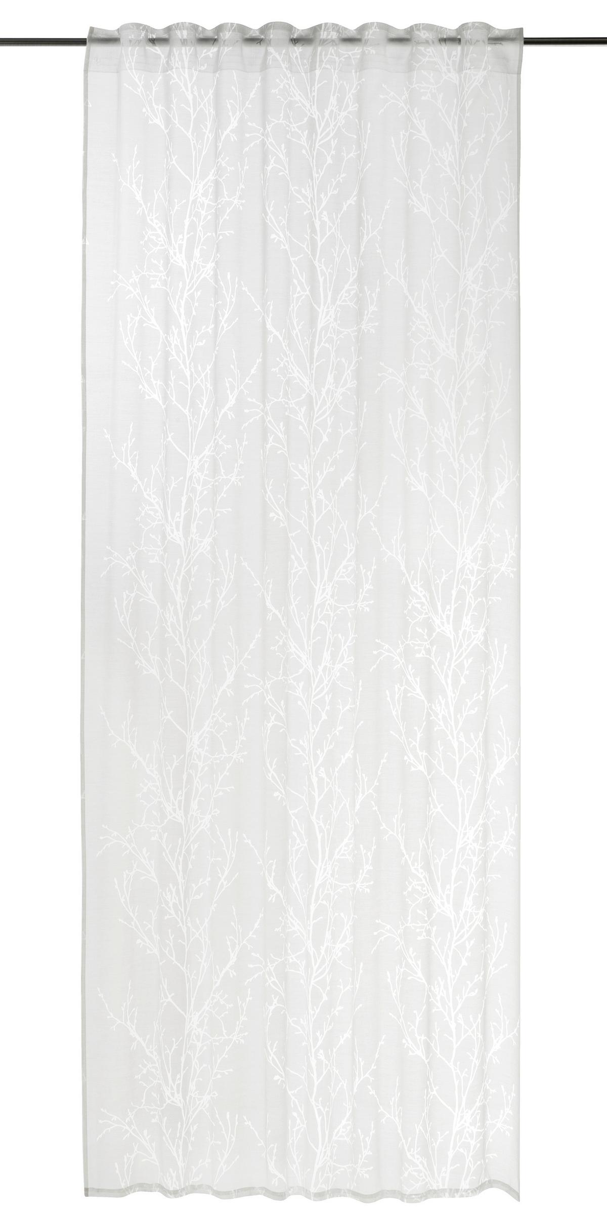 ZASŁONA GOTOWA FD INVERNO 001 2 SZTUKI - biały, Basics, tkanina (140/255cm)