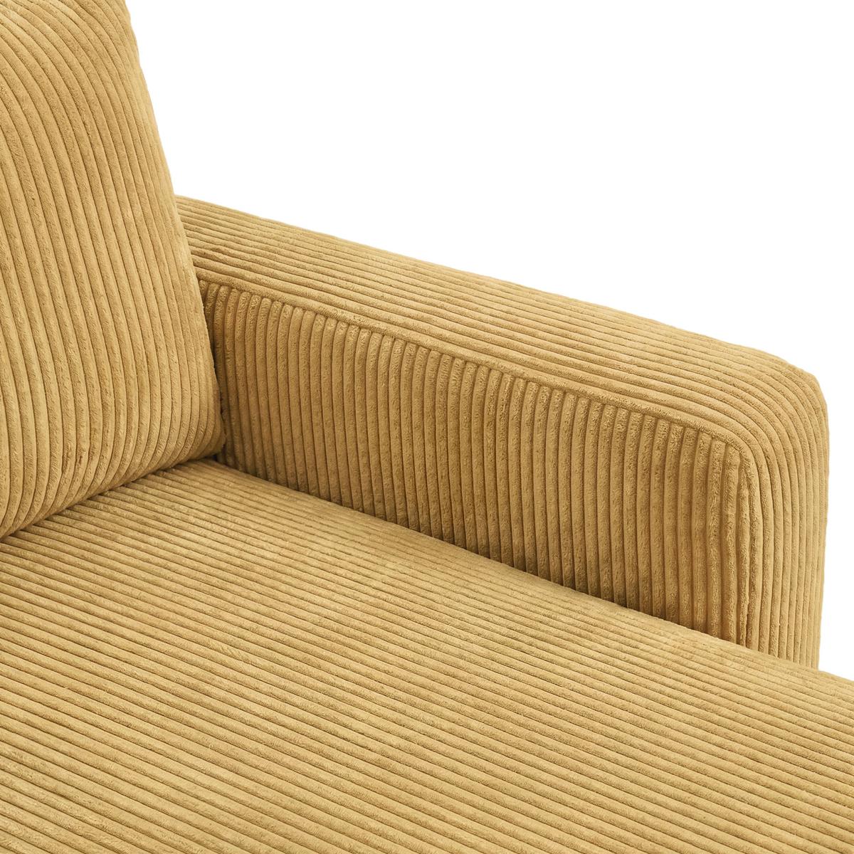 Kutna Garnitura Dave - boje senfa, Moderno, tekstil (227/92/146cm) - Best Price