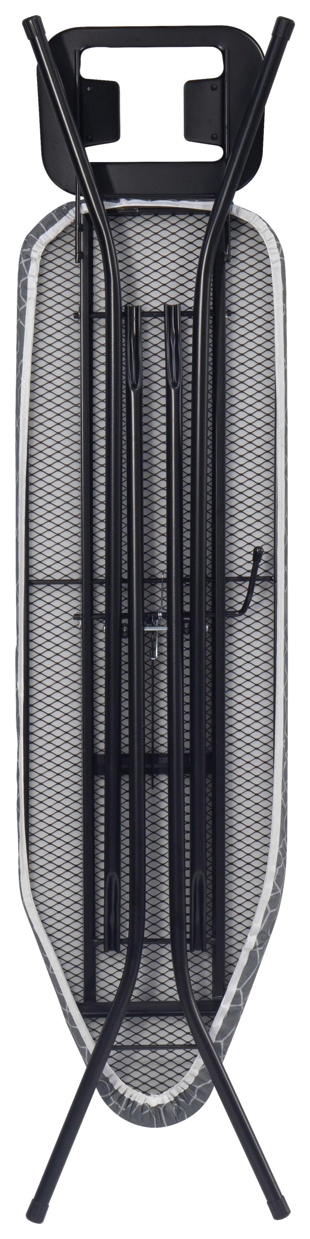 Bügelbrett Michi Grau - grå, Modern, metall/textil (127/30/89cm) - Mömax