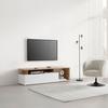 TV-BÄNK ARCTIC - vit/ek Artisan, Modern, trämaterial (170/47/42cm) - Mömax