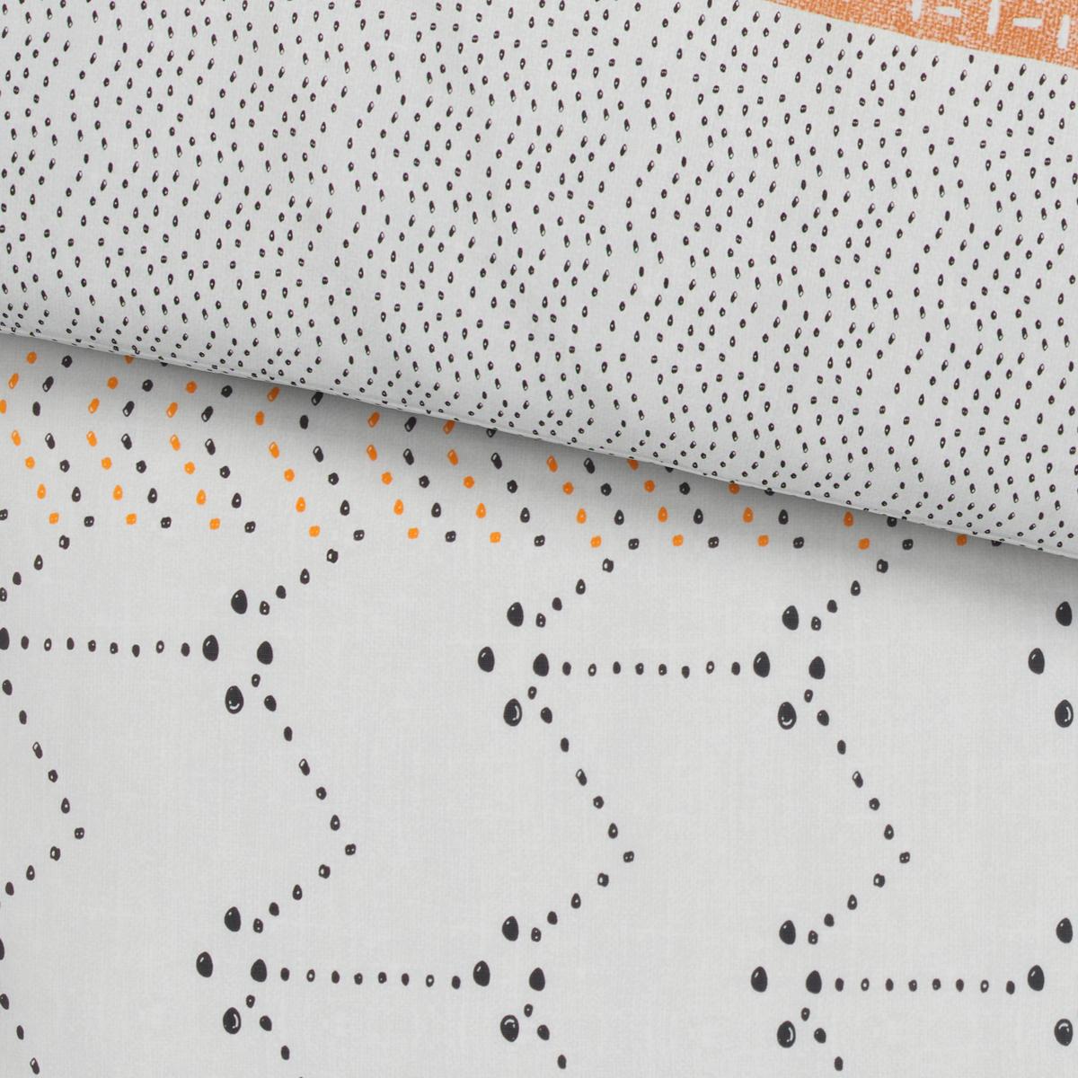Bettwäsche Samuel Hellgrau/ Beige/Cappuccini 135x200cm - Beige/Hellgrau, MODERN, Textil (135/200cm) - Modern Living