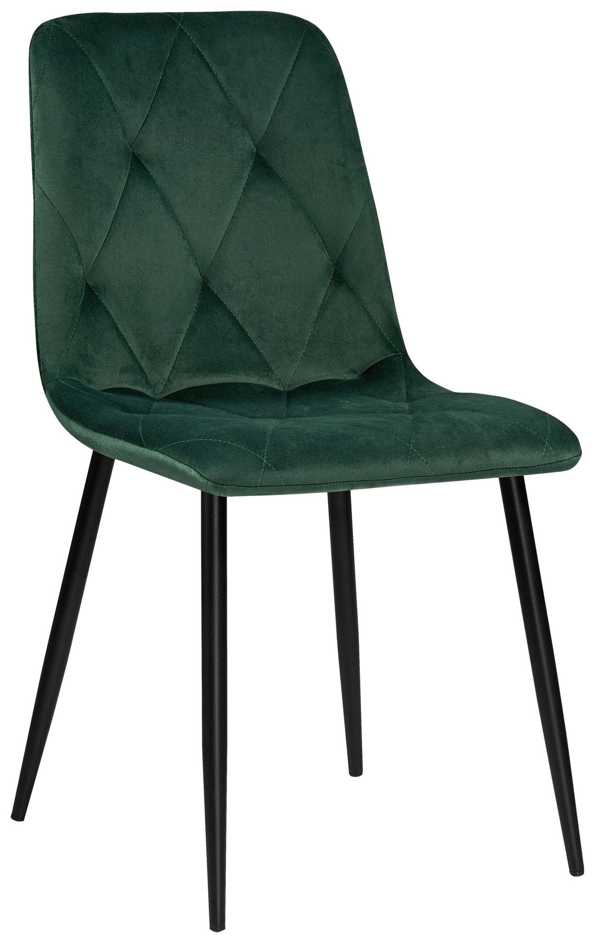 ZESTAW KRZESEŁ JIM    -BOXXX- - zielony/czarny, Design, metal/tkanina (43/84/56cm) - Boxxx