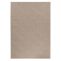Outdoorteppich Patara Beige ca. 140x200cm - Beige, Design, Textil (140/200cm) - Novel