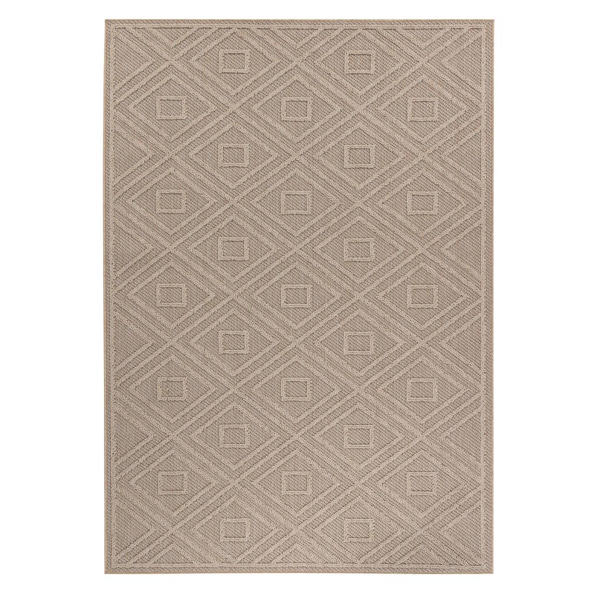 Outdoorteppich Patara Beige ca. 140x200cm - Beige, Design, Textil (140/200cm) - Novel