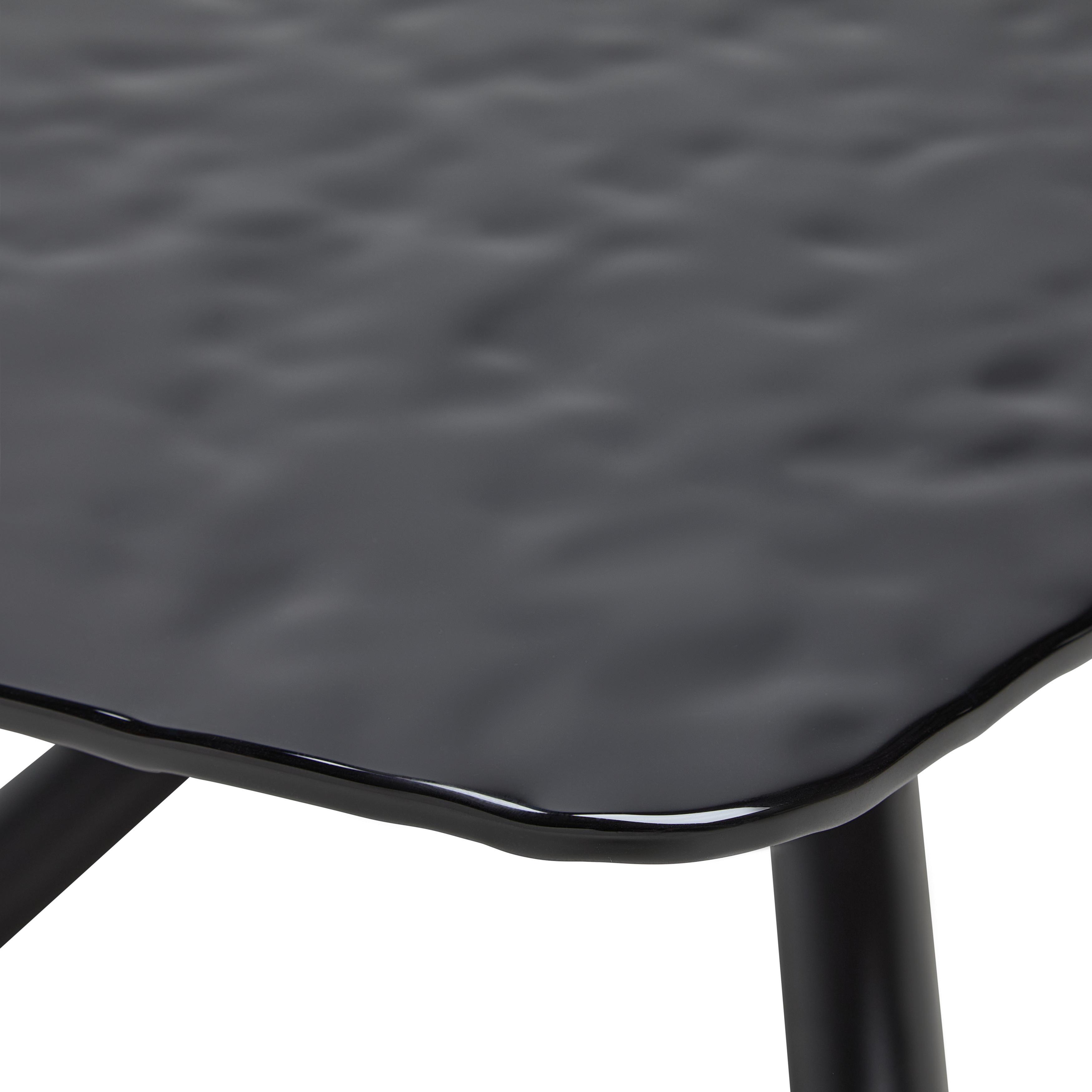 SOFFBORD BLACKY - svart, Modern, metall/glas (110/60/45cm) - Mömax