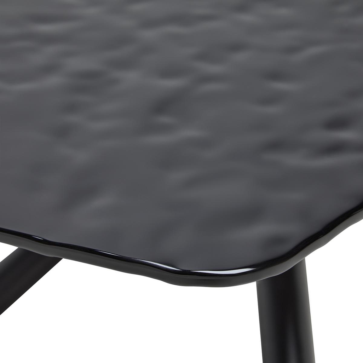 Couchtisch Blacky Schwarz - Schwarz, MODERN, Glas/Metall (110/45/60cm) - Mömax