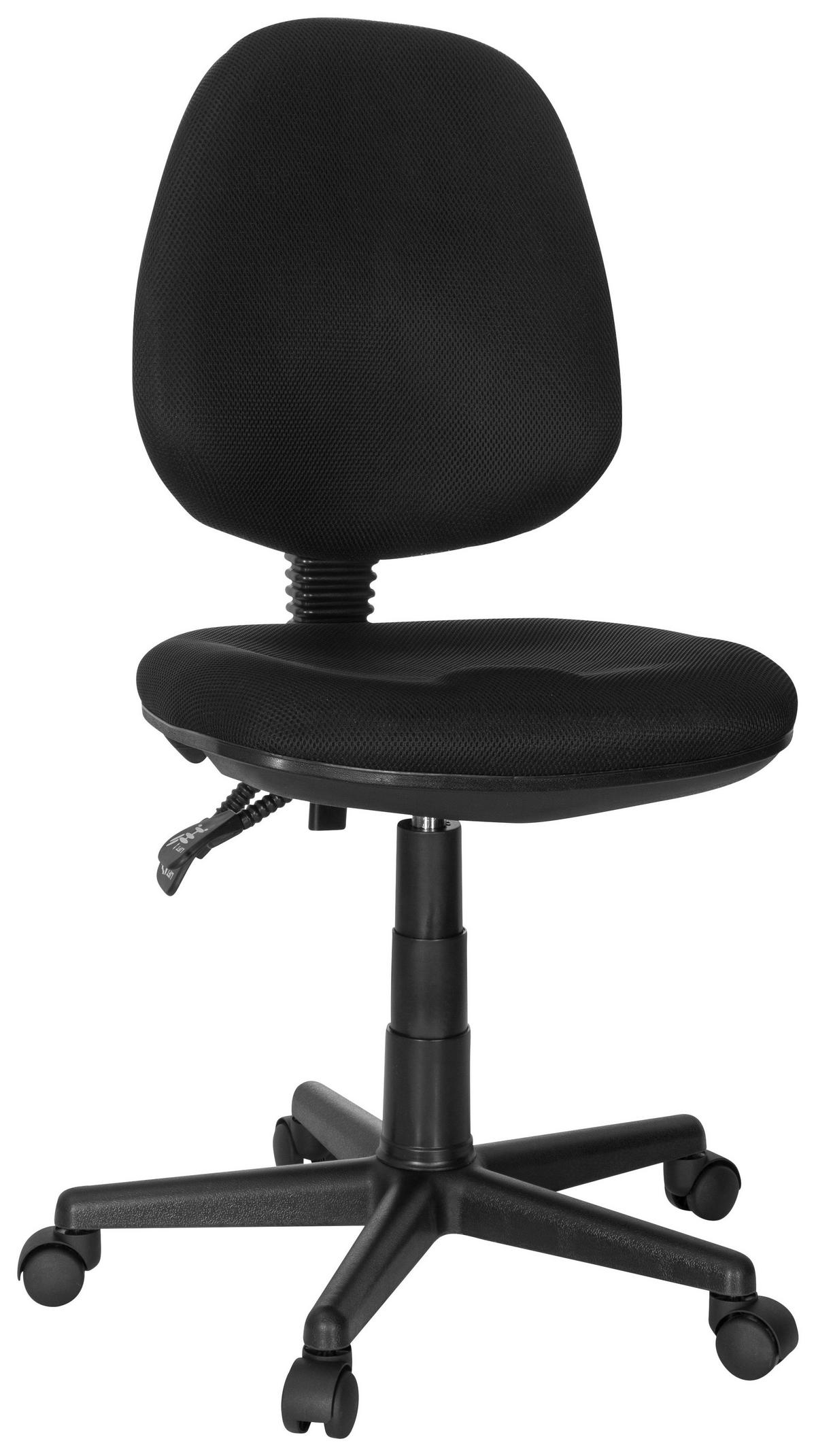 Vrtljivi Stol City 25, Črna - črna, Moderno, umetna masa/tekstil (57/86/58cm) - MID.YOU