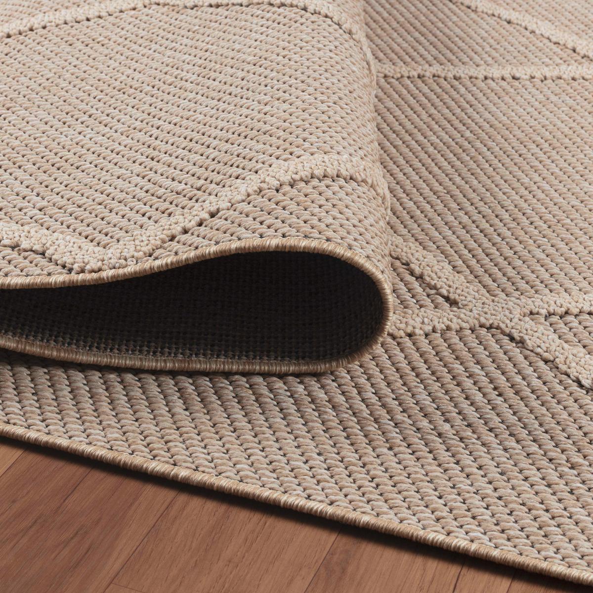 Outdoorteppich Patara Beige ca. 200x290cm - Beige, Design, Textil (200/290cm) - Novel