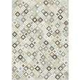 Lederteppich Raffiah 140x200 cm - Grau, Leder (140/200cm) - premium living