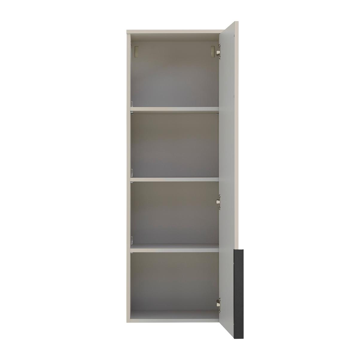 Hängeelement GW-Fresno in Kaschmir - Kaschmir/Schwarz, Modern, Holzwerkstoff/Metall (40/119/30cm) - Premium Living