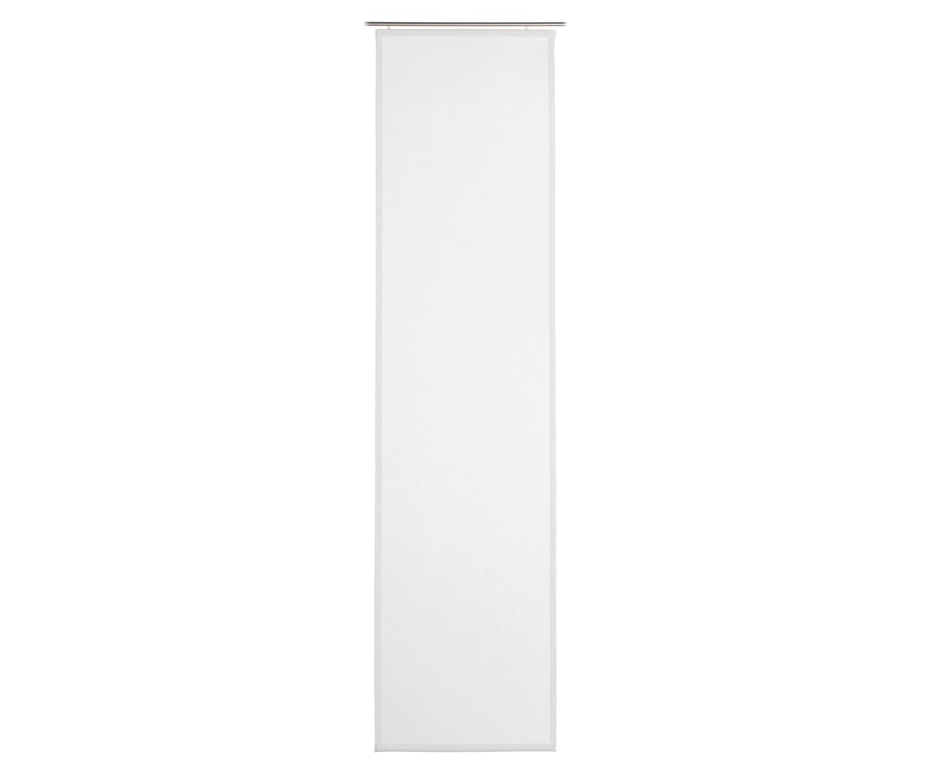 ZASŁONA PANELOWA PERAU - biały, Konventionell, tkanina (60/245cm) - Novel