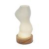 ACCU-TAFELLAMP GIRTL - Wit/Natuurlijke kleuren, Modern, Hout/Kunststof (14/21cm) - Mömax