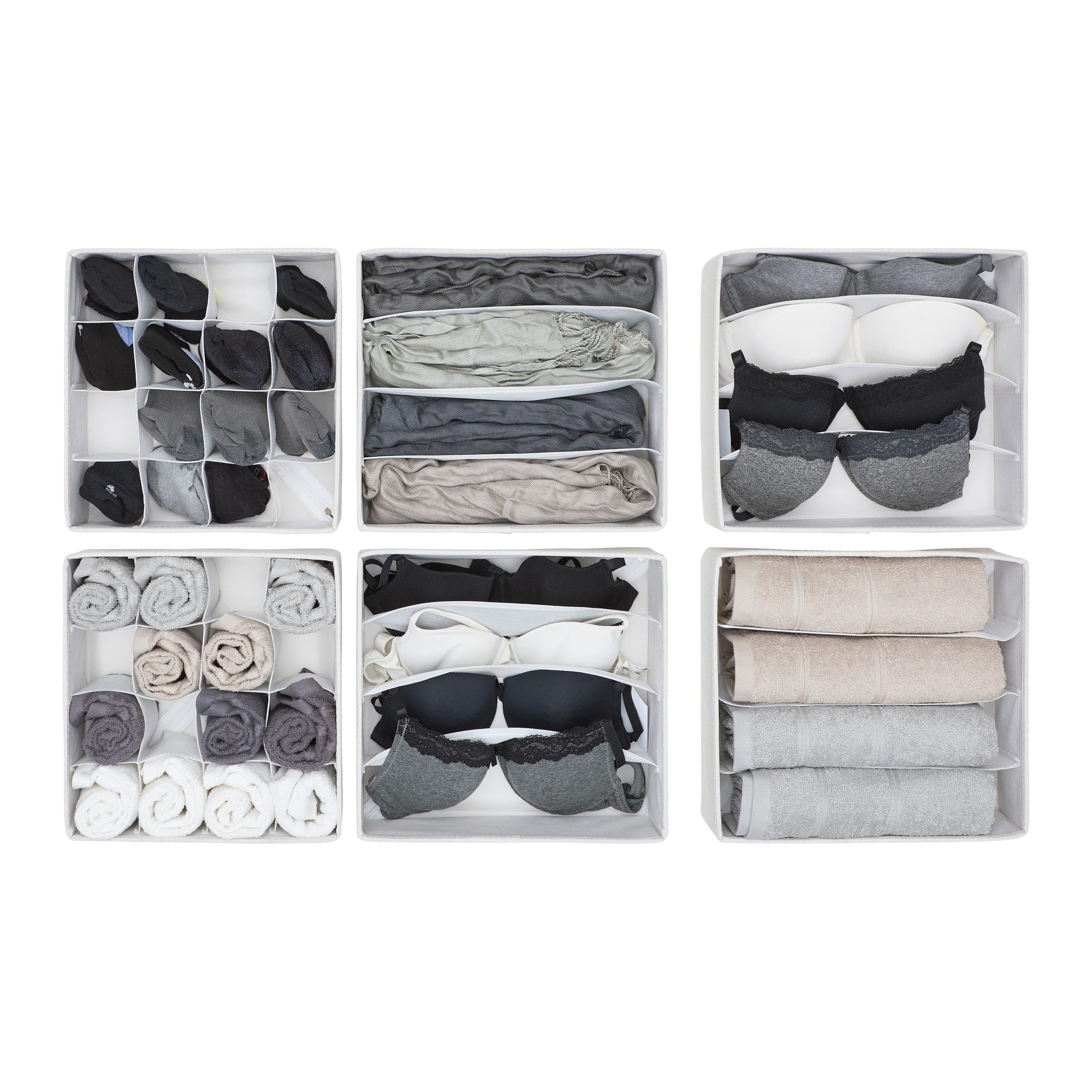 FÖRVARINGSLÅDOR SET LOUIS - BRAS 2PCS - beige, Modern, papper/textil - Mömax